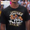 Three Deep Minnesota Vikings Wide Receiver T Shirt