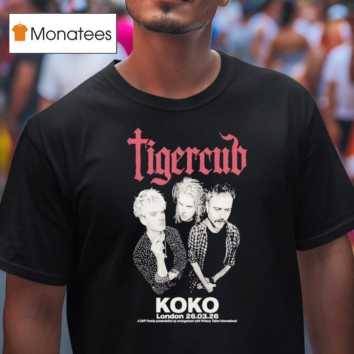 Tigercub Koko London Uk March Tour T Shirt Tigercub Koko London Uk March Tour T Shirt