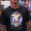 Toronto Blue Jays Baseball World Series Champions Signatures Winner Vintage T Shirt