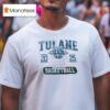 Tulane Green Wave Basketball T Shirt