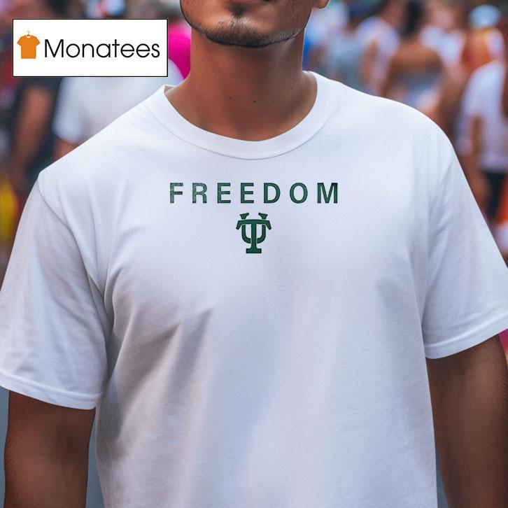 Tulane Green Wave X Tulane University X Charlie Kirk Freedom T Shirt Tulane Green Wave X Tulane University X Charlie Kirk Freedom T Shirt