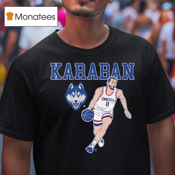 Uconn Basketball Alex Karaban Name Pose T Shirt Uconn Basketball Alex Karaban Name Pose T Shirt