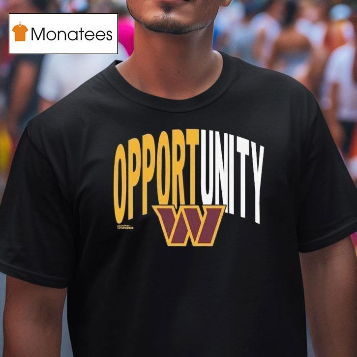 Washington Commanders Inspire Change Opportunity Tri Blend T Shirt Washington Commanders Inspire Change Opportunity Tri Blend T Shirt