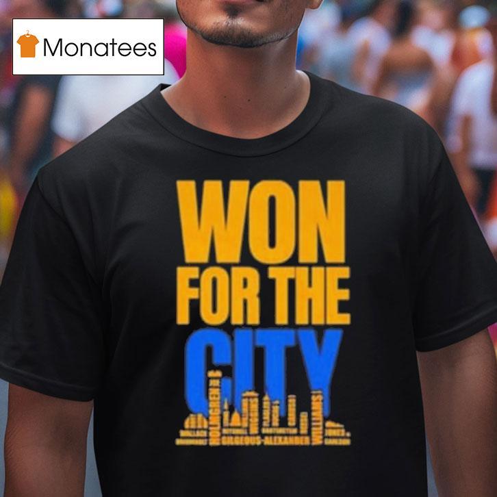 Won For The City Skyline T Shirt Won For The City Skyline T Shirt