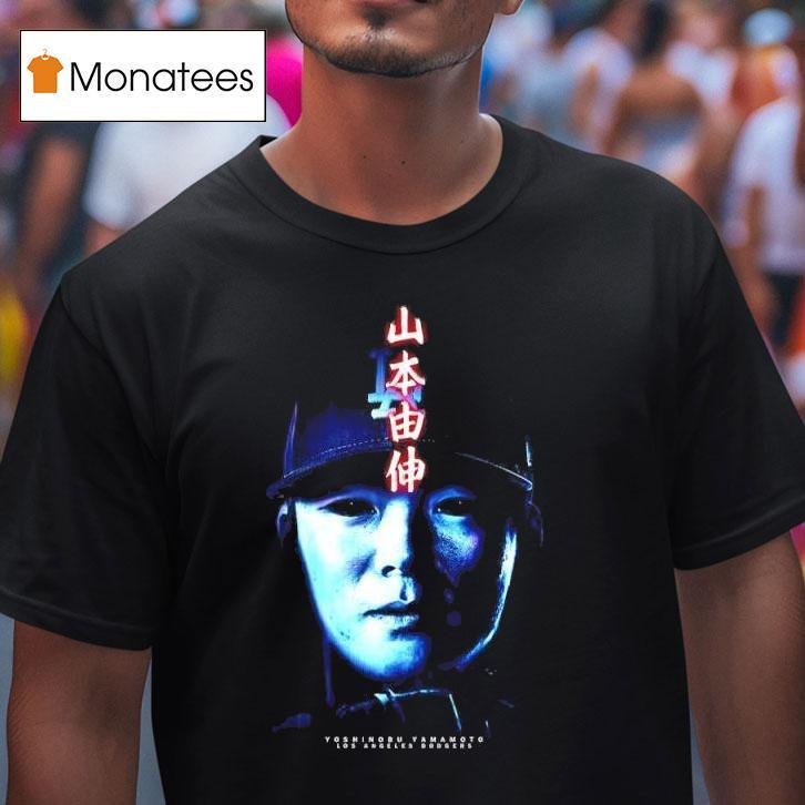 Yoshinobu Yamamoto Pitcher Los Angeles Dodgersmvp Clinch Mask T Shirt Yoshinobu Yamamoto Pitcher Los Angeles Dodgersmvp Clinch Mask T Shirt