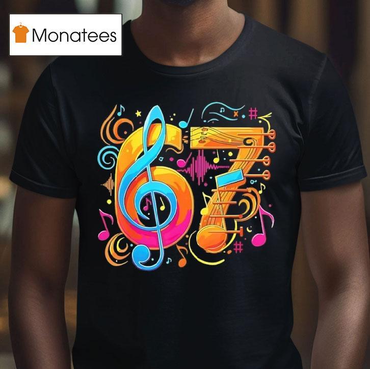 Music Notes Six Seven Ar T Shirt Music Notes Six Seven Ar T Shirt