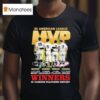 Aaron Judge Roger Maris Yogi Berra Mickey Mantle And Joe Dimaggio X American League Mvp Player Award In New York Yankees Franchise History Signatures T Shirt