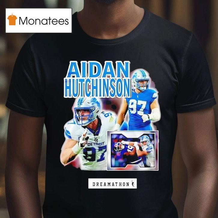 Aidan Hutchinson Nfl S Detroit Lions Graphic Featuring T Shirt Aidan Hutchinson Nfl S Detroit Lions Graphic Featuring T Shirt