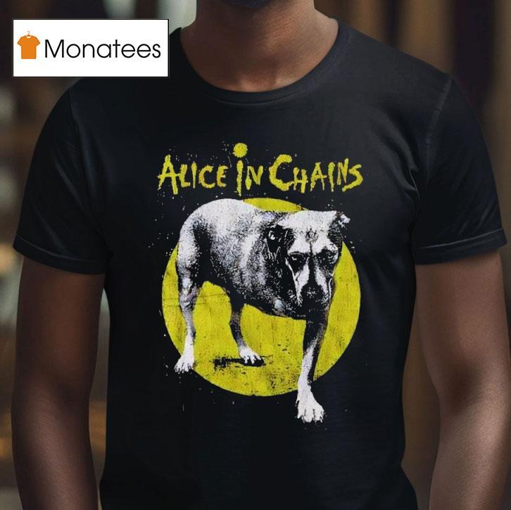 Alice In Chains Three Legged Dog Graphic T Shirt Alice In Chains Three Legged Dog Graphic T Shirt