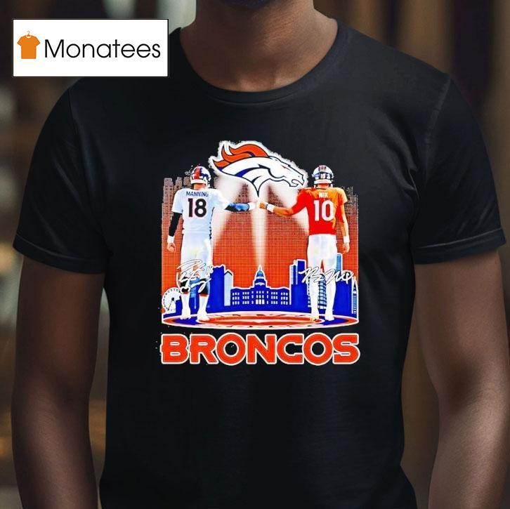 Arch Manning Vs Bo Nix Denver Broncos T Shirt Arch Manning Vs Bo Nix Denver Broncos T Shirt