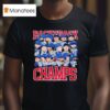 Back Back Champs Los Angeles Dodgers T Shirt