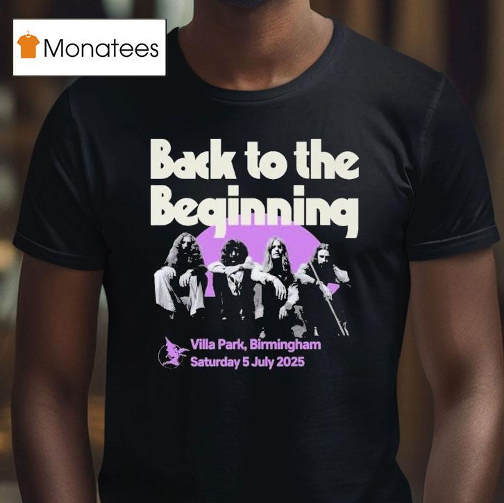 Black Sabbath Back To The Beginning Villa Park Birmingham Saturday July Photo T Shirt Black Sabbath Back To The Beginning Villa Park Birmingham Saturday July Photo T Shirt