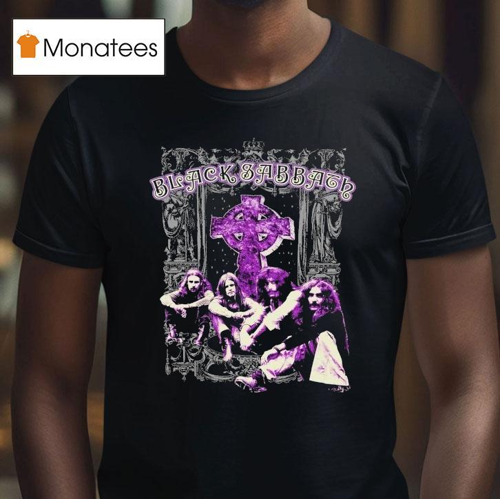 Black Sabbath Cross Group T Shirt Black Sabbath Cross Group T Shirt