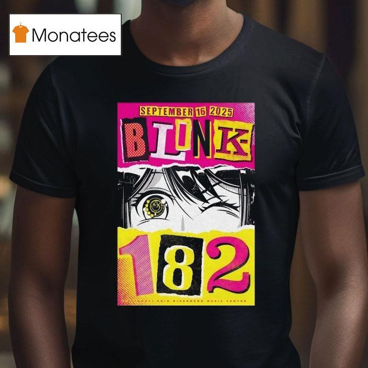 Blink Sep Riverbend Music Center Cincinnati Oh Anime Eyes T Shirt Blink Sep Riverbend Music Center Cincinnati Oh Anime Eyes T Shirt