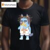 Bluey X Jalen Brunson Nba New York Knicks Cartoon T Shirt