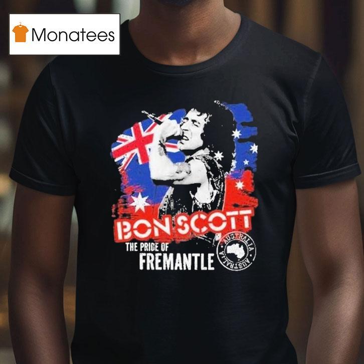 Bon Scott The Pride Of Fremantle Stamp T Shirt Bon Scott The Pride Of Fremantle Stamp T Shirt
