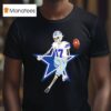 Brandon Aubrey Dallas Cowboys Skeleton T Shirt