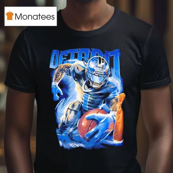 Calvin Johnson In A Detroit Lions T Shirt Calvin Johnson In A Detroit Lions T Shirt