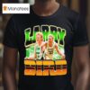 Christian Gonzalez Wearing Larry Bird T Shirt