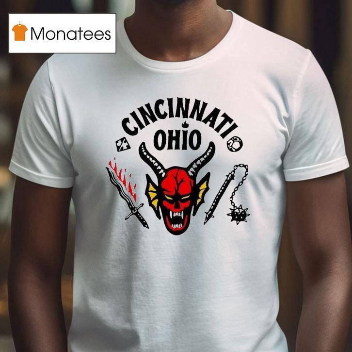 Cincinnati Ohio Stranger Things Hellfire T Shirt Cincinnati Ohio Stranger Things Hellfire T Shirt