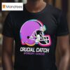 Cleveland Browns Nfl Crucial Catch Intercept Cancer Helme T Shirt