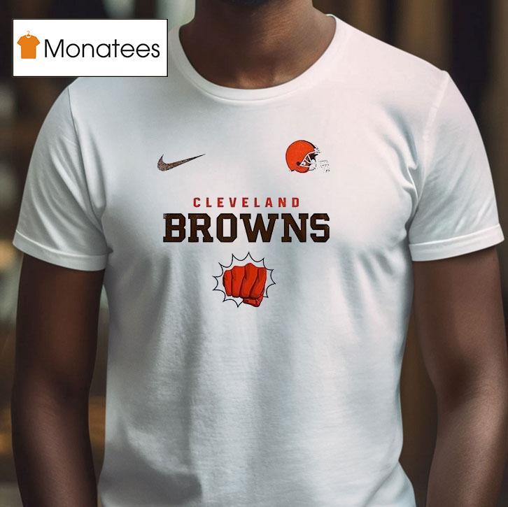 Cleveland Browns X One Punch Man Go Browns T Shirt Cleveland Browns X One Punch Man Go Browns T Shirt
