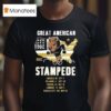 Colorado Buffaloes Great American Stampede All City Map Masco T Shirt