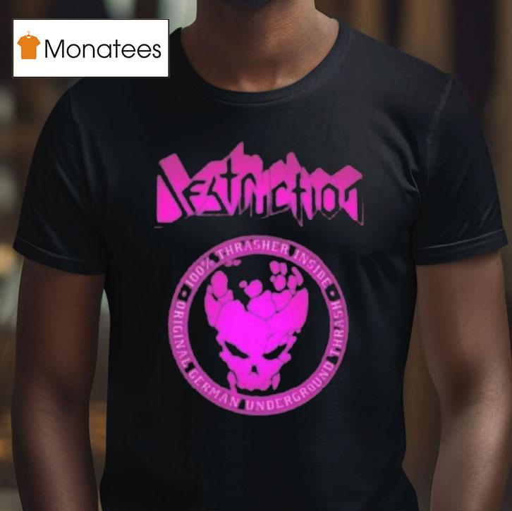 Destruction Thrasher Lila T Shirt Destruction Thrasher Lila T Shirt