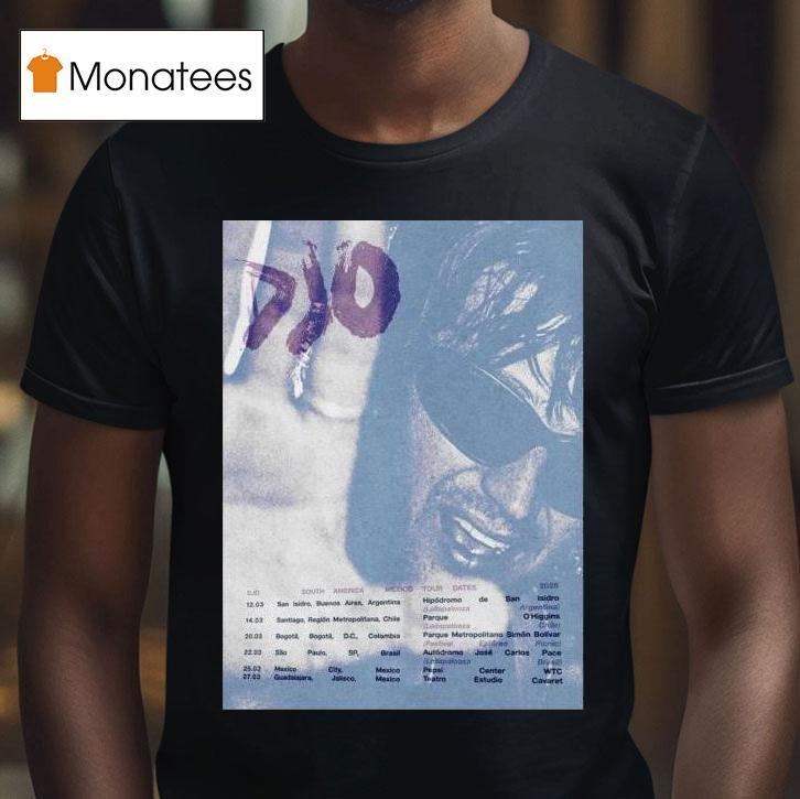 Djo South America Mexico Tour Dates T Shirt Djo South America Mexico Tour Dates T Shirt