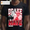 Drake Maye New England Patriots Football Quarterback T Shirt
