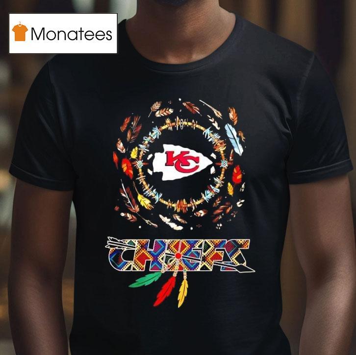 Dreamcatcher Motif X Kansas City Chiefs Vintage Graphic T Shirt Dreamcatcher Motif X Kansas City Chiefs Vintage Graphic T Shirt