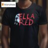 Ella Red Face Logo T Shirt
