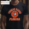 Florida Basketball Thomas Haugh Name Number Ball T Shirt