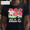 Fly Philadelphia Eagles Fly Pss Dog Peeing T Shirt
