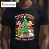 From The Windows To Walls Deck These Halls Kids Holiday Christmas T Shirt