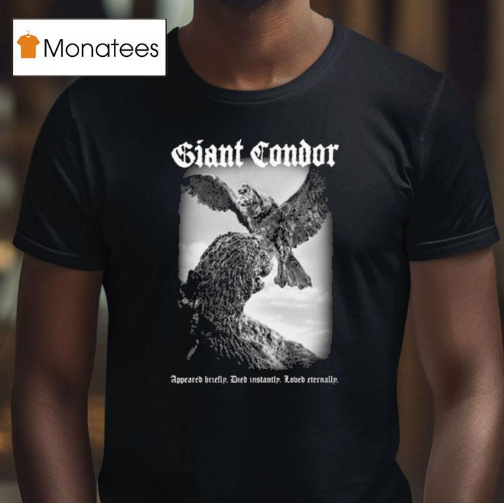 Giant Condor Vintage Black T Shirt Giant Condor Vintage Black T Shirt