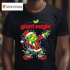 Giant Eagle X Grinch Lights Dabbing Christmas T Shirt