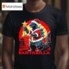 Godzilla Ramen Kaiju Santazilla Christmas T Shirt
