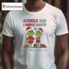 Grinch Santa Asshole Dad And Smartass Daughter Best Friends For Life Christmas T Shirt