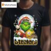 Grinch X Pittsburgh Slers Ball And Helmet Merry Christmas T Shirt