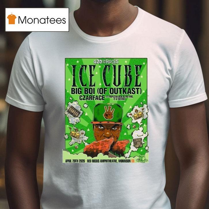 Ice Cube Big Boi Of Outkast Czarface On April In Morrison Co T Shirt Ice Cube Big Boi Of Outkast Czarface On April In Morrison Co T Shirt