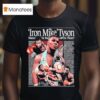 Iron Mike Tyson Newspaper Graphic Signature T Shirt