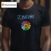 J Balvin Tour Peace Love Guess J Balvin Logo T Shirt