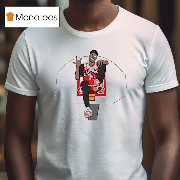 Jakobe Walter Toronto Raptors Basketball Player Circle T Shirt Jakobe Walter Toronto Raptors Basketball Player Circle T Shirt