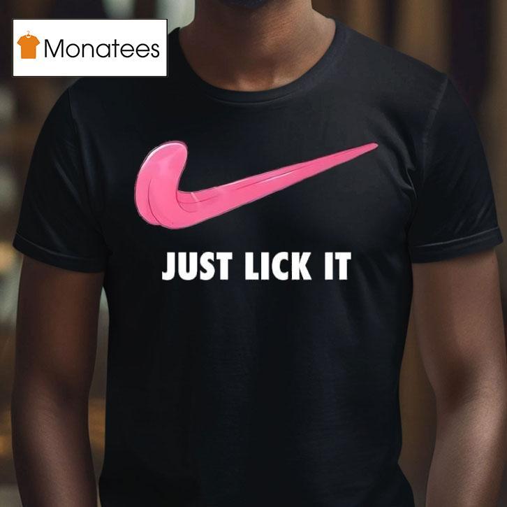 Just Lick It Pink Tongue Graphic T Shirt Just Lick It Pink Tongue Graphic T Shirt
