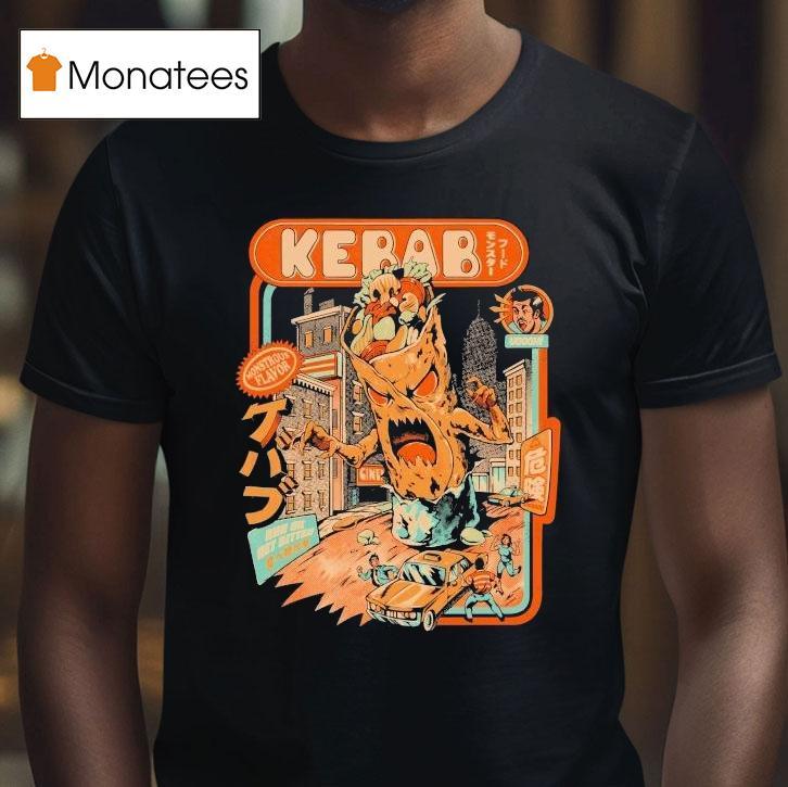 Kebab Attack Monster Flavor Run Or Get Bitten T Shirt Kebab Attack Monster Flavor Run Or Get Bitten T Shirt