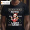 Kekse Ich Nehm Lieber Kurze Ugly Christmas T Shirt
