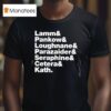 Lamm Pankow Loughnane Parazaider Seraphine Cetera And Kath T Shirt