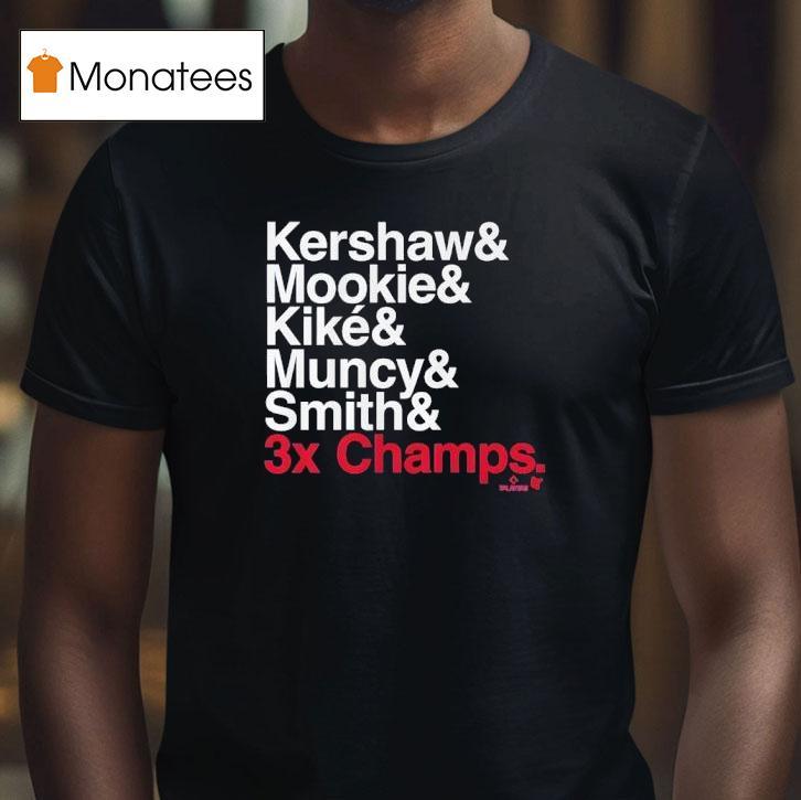 Los Angeles Baseball Ampersand Time Champs T Shirt Los Angeles Baseball Ampersand Time Champs T Shirt