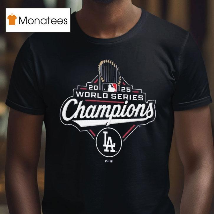 Los Angeles Dodgers World Series Champions Logo T Shirt Los Angeles Dodgers World Series Champions Logo T Shirt